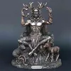 樹脂の彫像セルヌノス座っている彫像彫刻ケルティックゴッドフィギュアアンダーワールド彫像のための庭の装飾2107273196