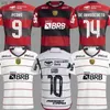 Fans toppar flammengo fotbollströjor 2024 Vidal Arrascaeta Gabi fotbollsskjortor B.Henrique E.ribeiro Camisa Flamengo Outubro Rosa Jerseyh240312