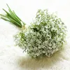 16st Artificial Flowers Baby's Breath Fake Flower Gypsophila For Wedding Home Fall Decoration Plastic Flowers Bouquet Y0104344U