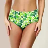 Kobiety majtki St. Patricks Day Women Lingerie liść koniczyka drukują majtki festiwal irlandzkie linie majtki panie