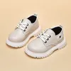Boys Leather Shoes British Style 2024 Spring Children Shoes Korean Version with Female Kids Leather Shoes Soft Soles Baby Walking Shoes