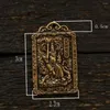 Porte-clés 1pc style chinois zodiaque laiton gourde cinq empereurs argent porte-clés en métal huit gardien dieu pendentif cadeau de voiture