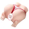 Half Body Sex Doll Tiyuenu Kneeling Beauty Mens Foot Big Butt Invertered Solid Silicone Aircraft Cup Vuxen Male Articles