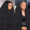 Hairinside 38 дюймов глубокая волна 13x6 HD парик из натуральных волос на кружеве 250% для женщин вьющийся парик с волнистой водой 13x4 на кружеве для женщин