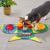 Zabawki dla psów żucia Pet wąchanie maty puzzli karmiące nudne interaktywne grę koc snuffle pad176e
