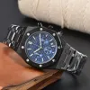 P Mens Aude Wristwatches 6針すべてのダイヤルワーククォーツ時計高品質のトップトップブランドクロノグラフクロックスチールベルトファッションロイヤルメンウォッチ