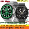 Watches Original DT3 Mate Smart Watch Men Bluetooth Call NFC Bluetooth Call Voice Assistant IP68 Waterproof Wireless Charing Smartwatch