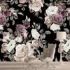 Pioen Schil en Stok Bloemen 3d Po Muurschildering Behang Papier Papers Home Decor Wallpapers voor Woonkamer Slaapkamer Muurschilderingen Roll1249F