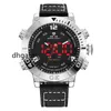 WEIDE Mann Luxus Marke Casual Quarzwerk Uhr led Digital Analog Nylon Strap Camouflage Zifferblatt Armbanduhr Relogio