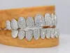 Изготовленные на заказ постоянные Vvs Moissanite Diamond Grillz с ледяным покрытием, украшения в стиле хип-хоп для рэперов, роскошная персонализированная решетка