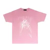 Långvarig trendig varumärke lila varumärke t-shirt kortärmad t-shirt shirtb440