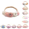 Acessórios de cabelo Listenwind Baby Headbands para um tamanho macio elástico flor cabeça envolve po adereços infantis