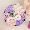 Artificial Flower Soap Flower Gift Box Rose Orchid Peony Bouquet Home Wedding Decoration Accessories Valentine's Day Gift Z3 2533