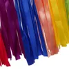 Feestdecoratie Bruiloft Satijnen Lint Bunting Banner Kwastje Garland Po Prop