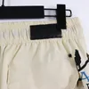 Shorts masculinos verão básico carta streetwear malha ao ar livre esporte calças curtas soltas homme cordão casual jogger homens carga