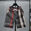 Herr- och kvinnors designer Shorts Summer Casual Street Wear Snabbtorkning Baddräkt Plaid Randig Print Beach Resort Beach Pants Asiatisk storlek M-5XL E-21