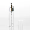 2ml 3ml 5ml Transparent portable spray bottle Perfume Glass Bottles Vials Refillable Perfume Atomizer Travel F409 Lubpj Eahtu