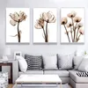 Paintings Nordic Style Modern Transparent Flower A4 Canvas Painting Art Print Poster Picture Home Wall Decoration Simple Decor255t