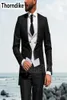 Men039s Suits Blazers Thorndike Costume Slim Fit Men Suit Formal Business Groom Black Tuxedo Wedding Party Tailcoat Jacket Pa9886117