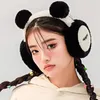 Berets Panda Ear Warmer Earmuffs Muffs Dobráveis Fleece Headband Earflap