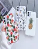 Luxury Pineapple Phone Case For iPhone 11Pro Max Case For 7 8 6 6s Plus X XR XS Max Summer Fruit Matte Soft Silicone Pineapple Cov6496559