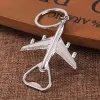 Aviar aeronaves Keychain Abridores de cerveja Plane formam cerveja Keyring Birthday Wedding Party Presente Chaves Chaves