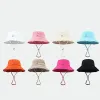 القبعات المصممة للسيدات دلو المرأة القبعات المجهزة متعددة الألوان القماشية المصممين قبعات القبعات الرجال الصيف الجائزة شاطئ الصياد 154