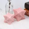 Craft Tools Stars Section Liquid Silicone Candle Mold Diy Cuboid Aroma Darts Soap 3d Stereo Decor Plaster Supplies Two Size Crysta273S