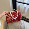 Avondtassen Chinese Stijl Vintage Dames Handtassen Mode Fijn Geborduurd Voor Vrouwen Bruiloft Bruids Koppelingen Schoudertas