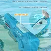 Sand Play Water Fun Electric Water Gun Waterproof Automatic Cartoon Water Gun Interactive Summer Pool Beach Outdoor Play Toys For Kids Adult Gifts L240312