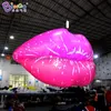 wholesale Lèvres rouges gonflables directes d'usine avec des lumières gonflables air soufflé lèvres sexy pour la Saint-Valentin fête événement décoration jouets sports