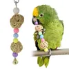 Rainbow Papegojor Leksaker Parakeet Klättra tugga Toy Bird Swing Borr Bell Swing Cage Budgie Hängande stege Pet Supplies 176Z