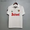 Maglie da calcio per tifosi Top 87 88 89 90 91 Maglie da calcio classiche retrò Coppa Vintage Calcio 1986 1987H240312