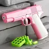 Gun Toys Automatyczne ogier push pistolet 1911 broń zabawek dla dzieci prezent urodzinowy relaksujący zabawki 240307