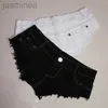 Pantaloncini da donna estivi a vita bassa, pantaloncini di jeans attillati ultra corti e ldd240312