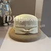 Designer Straw Hat Ladies Summer Hat Luxury Lantern Hat With Bow Holiday Gentleman Hat Outdoor Soless Sun Hat