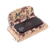 DHL100pcs Messenger Bags Cork Leather National Printing Phone Flap Cover Crossbody Bag Mix Color