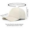 VOBOOM – casquette de Baseball à séchage rapide pour hommes, chapeau à bord incurvé en maille découpée au Laser, 240311