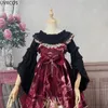 Viktorianische Vintage-Lolita-Shirts für Damen, Kawaii-Spitze, Rüschen, O-Ausschnitt, ausgestellte Ärmel, Chiffon-Tops, mädchenhaft, süß, elegante Prinzessin-Blusen 240306