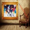 Couple Graffiti Picture Great Gift for Love Premium Art Print HD Canvas Prints Wall Art for Home DecorUnframed327n