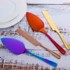 2PCS/Set Stainless Steel Cake Tools Cakes Shovel Pie Pizza Spatulas Pastry Cheese Cutter Gold Bread Knife Baking Cooking Tool T9I002587