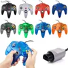 Spelkontroller Joysticks N64 Controller Classic 64-bitars Wired Remote GamePad Control Gaming Joystick Accessories Retro Videospel System Konsol Joypad L24312