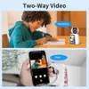 Ivyiot 3mp ثنائية الفيديو مراقبة الطفل الأمان الداخلي 2.8 بوصة شاشة الشاشة wifi اللاسلكية PTZ كاميرا للحيوانات الأليفة/الكلب/الطفل