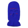 Autumn Winter New Three Hole Windproof And Warm Face Mask Riding Hip Hop Knitted Pullover Hat 433970