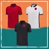 Fãs Tops Camisas de Futebol Albânia Home Red Jersey Camisas Brancas Terceiro Preto Manga Curta National Team Football UniformH240312