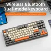 M87 Bluetoothゲームキーボード2.4Gデュアルモード接続PBTボールキャップレインボーライトコンピューターに適したラップトップとMAC 240304