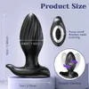 Vuxna leksaker 360 rotation trådlös kontroll anal vibrator app bluetooth rumpa plug men prostata massager kvinnor ass anal vuxna sex leksaker parl2403