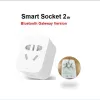 Kontroll Xiaomi Mi Smart WiFi Socket 2 Plug Bluetooth Gateway Version Remote Control Adapter Work Xiaomi Smart Home Mijia Mi Home App