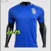 Fans toppar NS Player 2024 Soccer Jerseys Jorginho Insigne Kids Football Shirts Barella Chitalia Faaldini Italys European Cuph240312