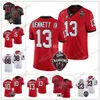 UGA Georgia Football Jerseys 2023 National Champions Jersey Stetson Bennett IV Milton Kenny McIntosh Edwards Ladd McConkey Mitchell Starks Bowers